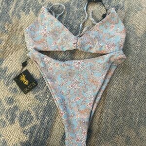 Skatie bikini, top and bottom NWT